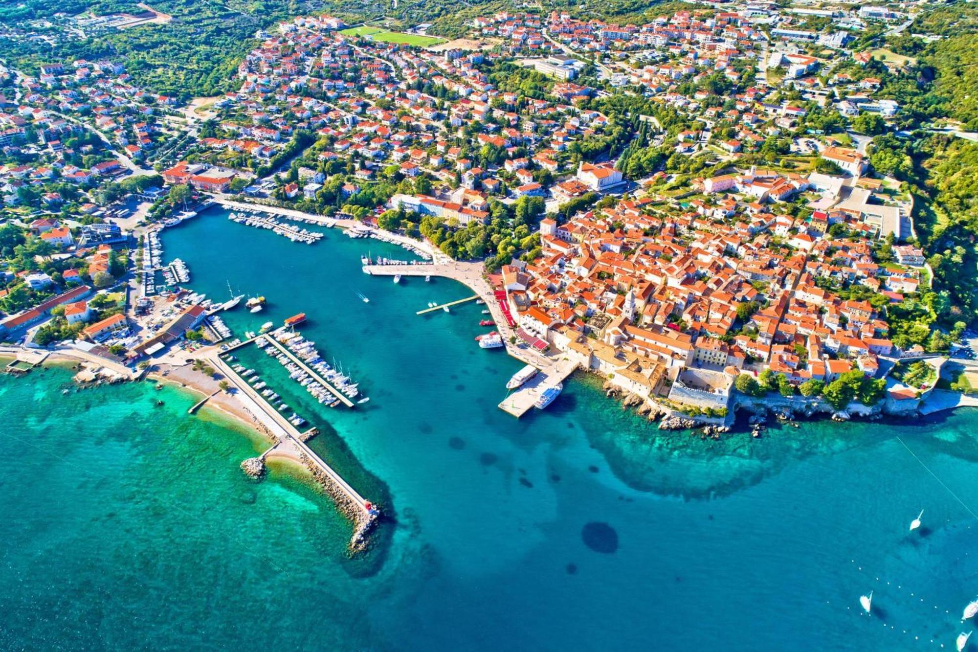 Seaview Apartment Tina Krk Island - Happy Rentals Krk Town Extérieur photo