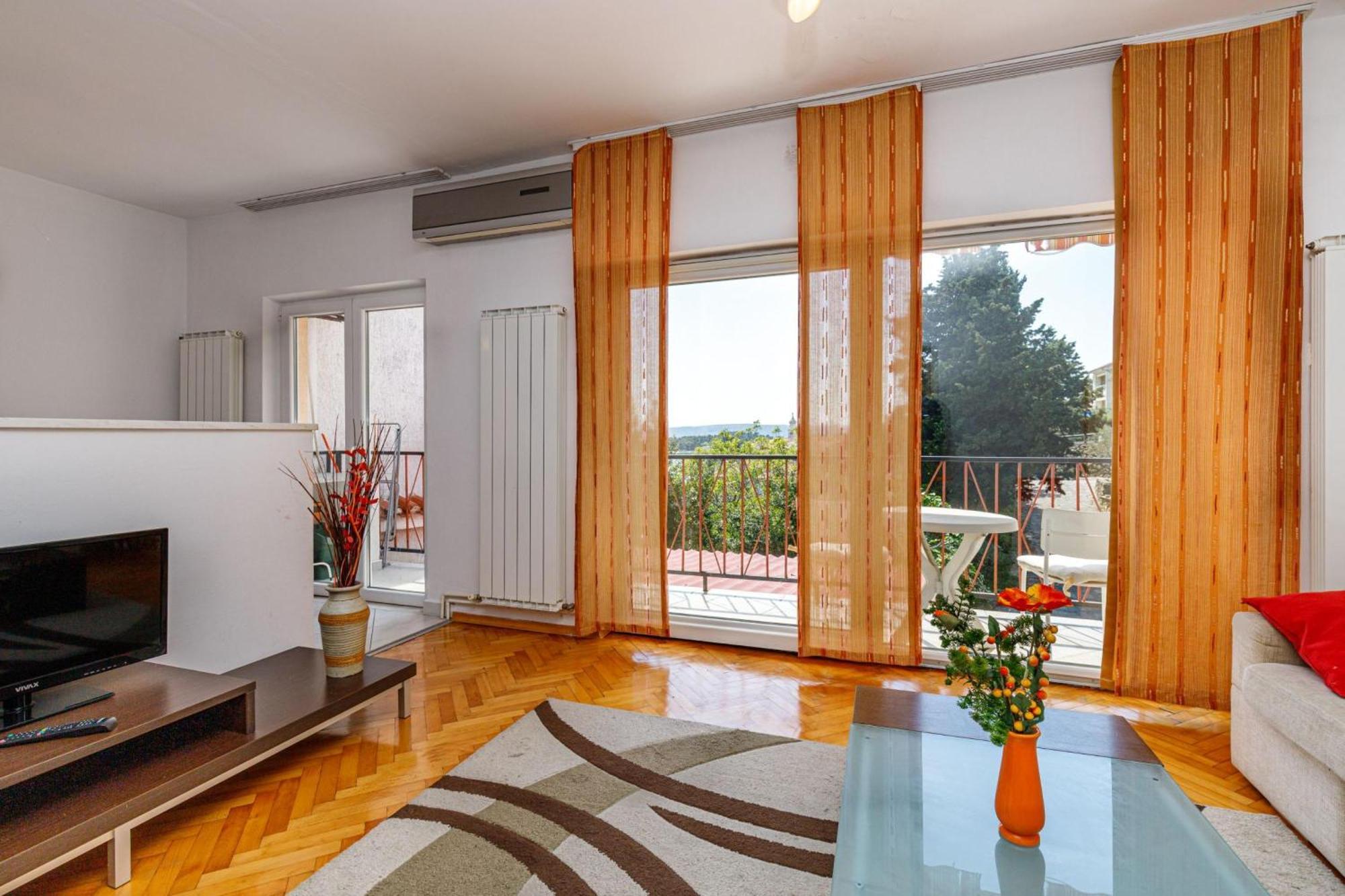 Seaview Apartment Tina Krk Island - Happy Rentals Krk Town Extérieur photo