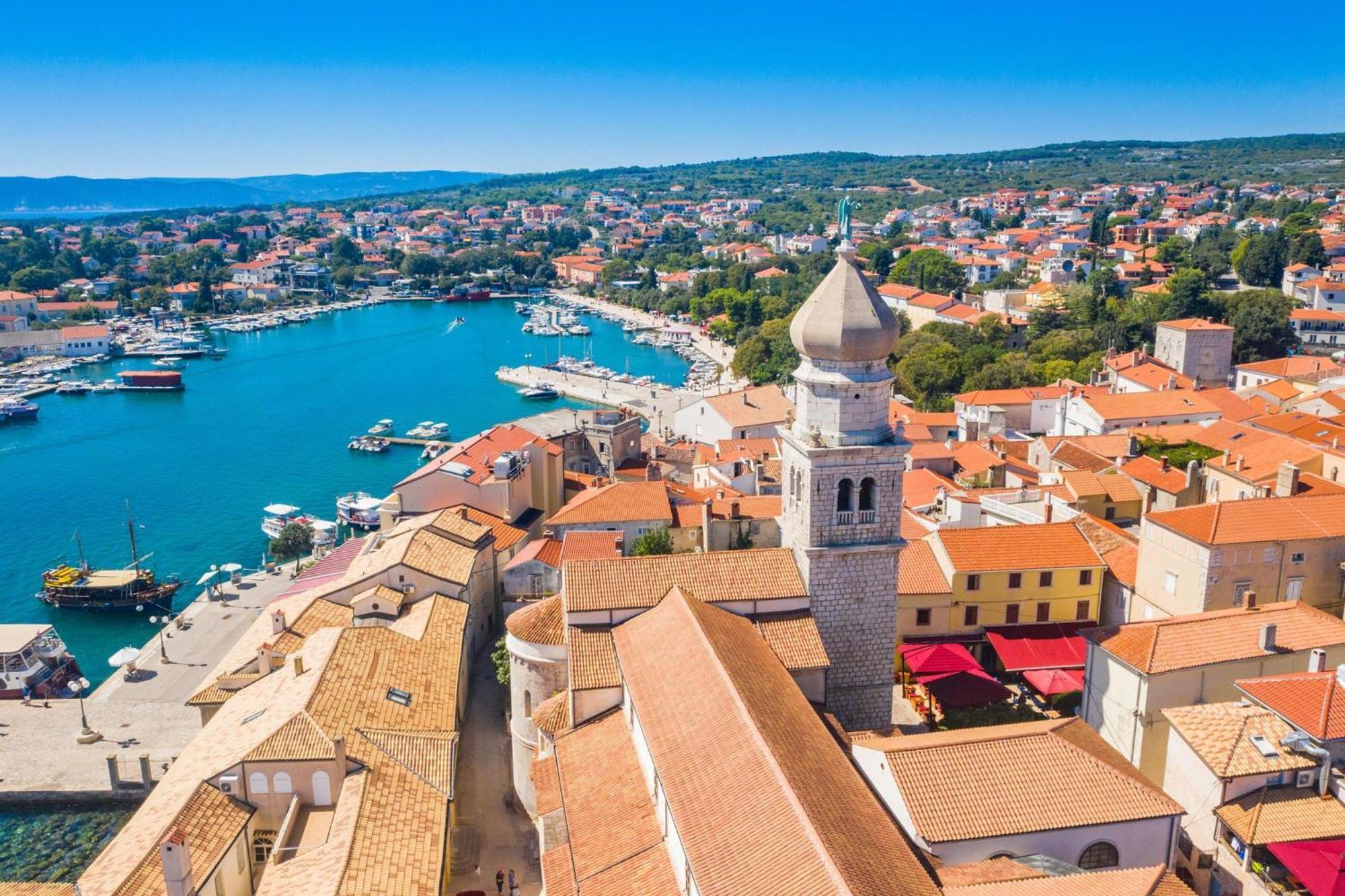 Seaview Apartment Tina Krk Island - Happy Rentals Krk Town Extérieur photo