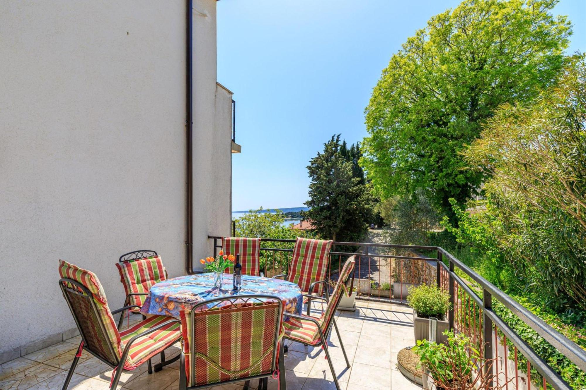 Seaview Apartment Tina Krk Island - Happy Rentals Krk Town Extérieur photo