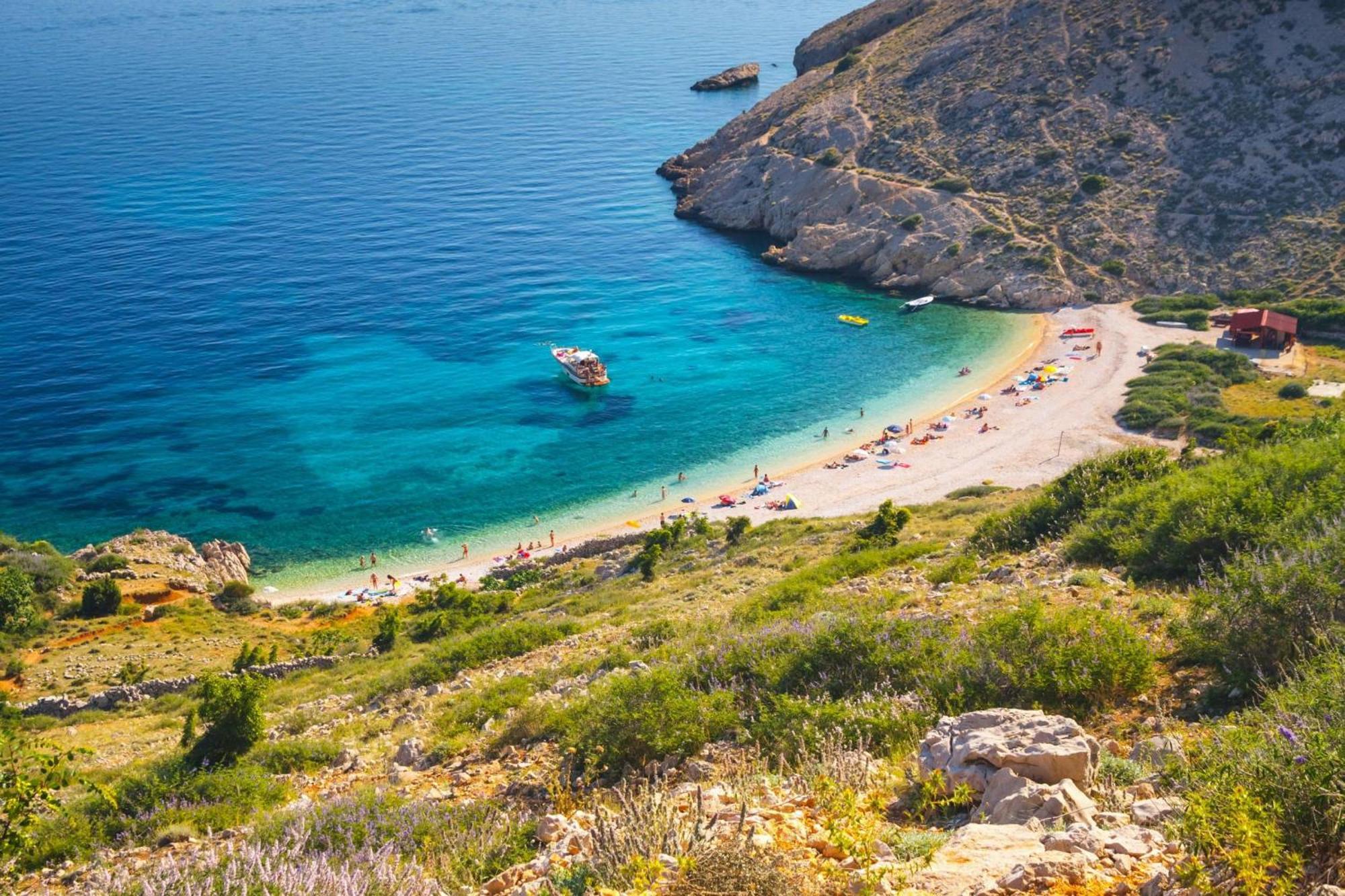 Seaview Apartment Tina Krk Island - Happy Rentals Krk Town Extérieur photo